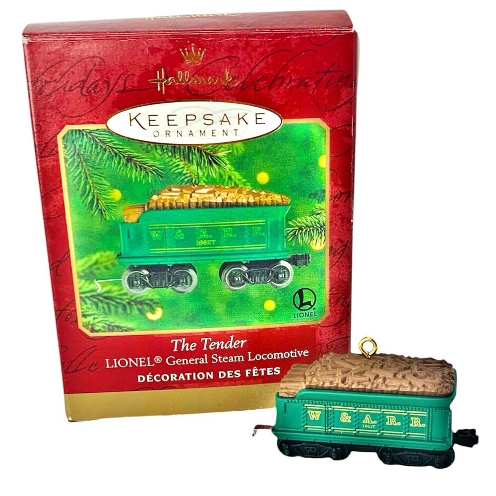 Hallmark Keepsake Ornament Lionel Trains The Tender‎ General Steam Locomotive